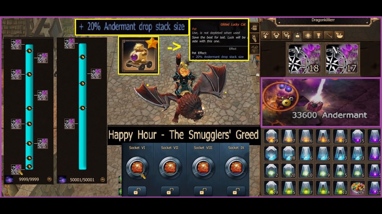 Drakensang Online - FAST 330k Ademnants and 4xAutumn Runes - Ghost Festival