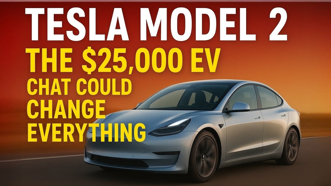 Tesla Model 2: Real or Just a Rumor? | The $25,000 EV That Could Change Everything #teslamodel2 
