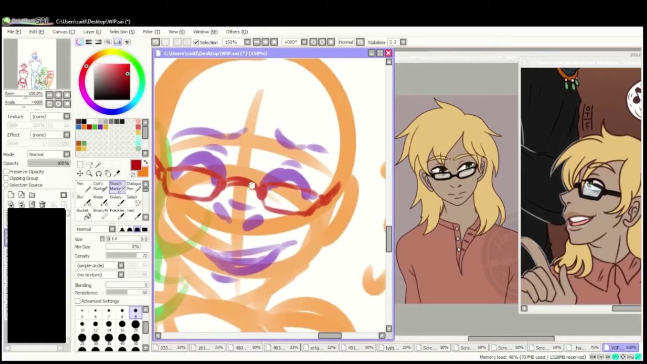 [Digital Art] Mediation Of A Fight - Twitch Stream Speed Paint [NO SOUND] (2022)