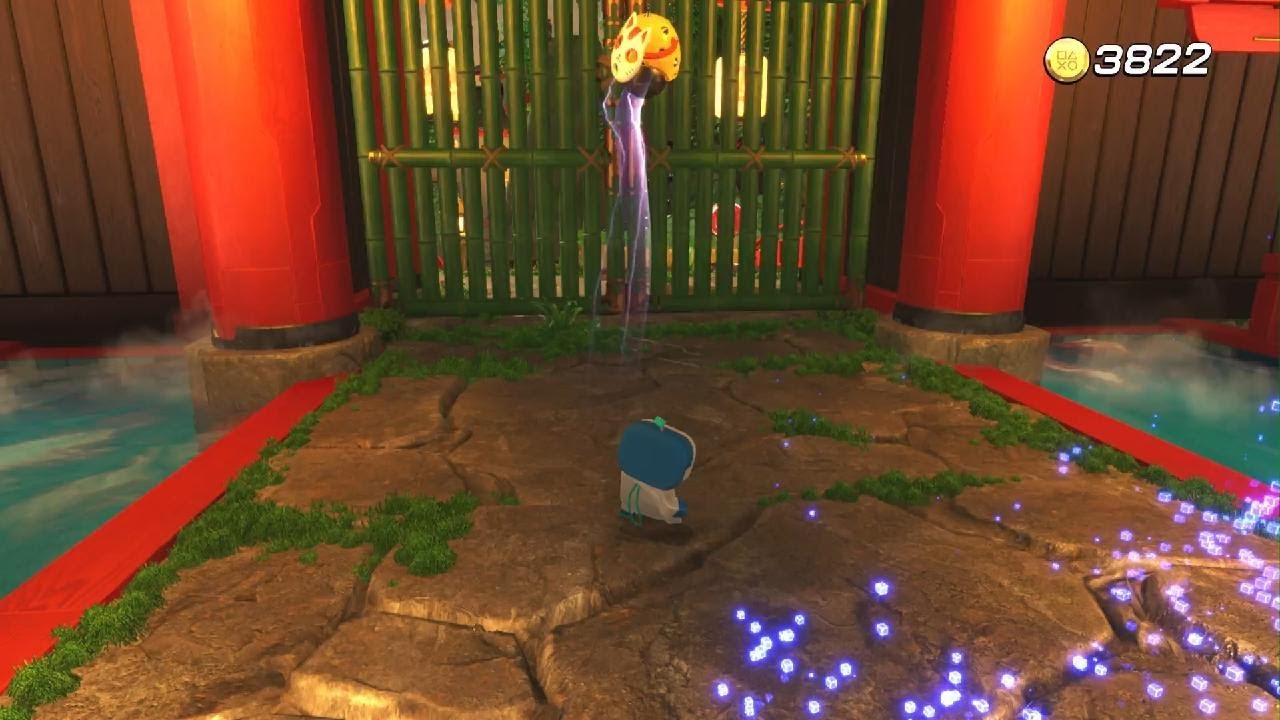 Astro Bot - bathhouse battle - full walkthrough (all bots and puzzle pieces and secret level)