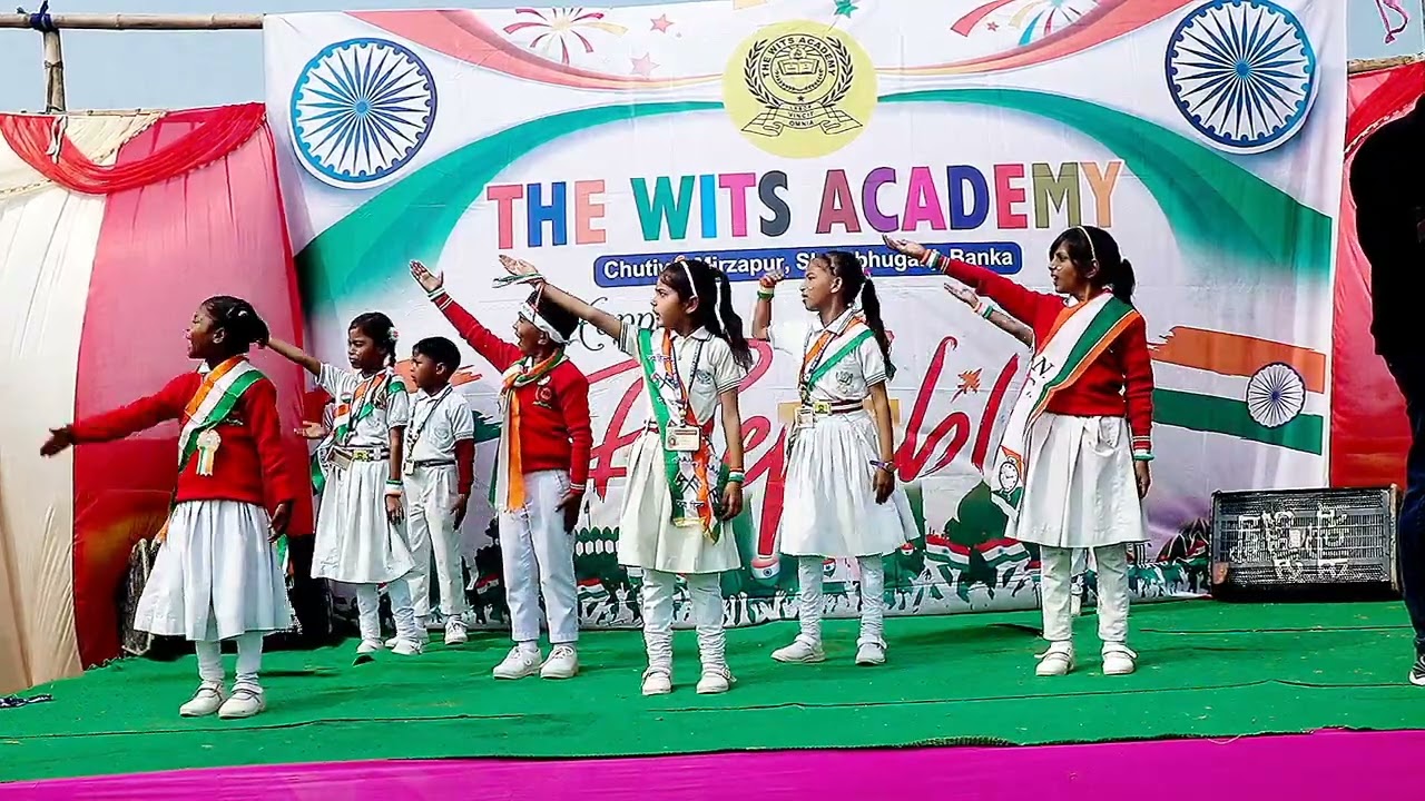 🇮🇳 Republic Day Celebration 2026 🇮🇳  The Wits Academy, Chutiya, Mirzapur, Shambhuganj, Banka