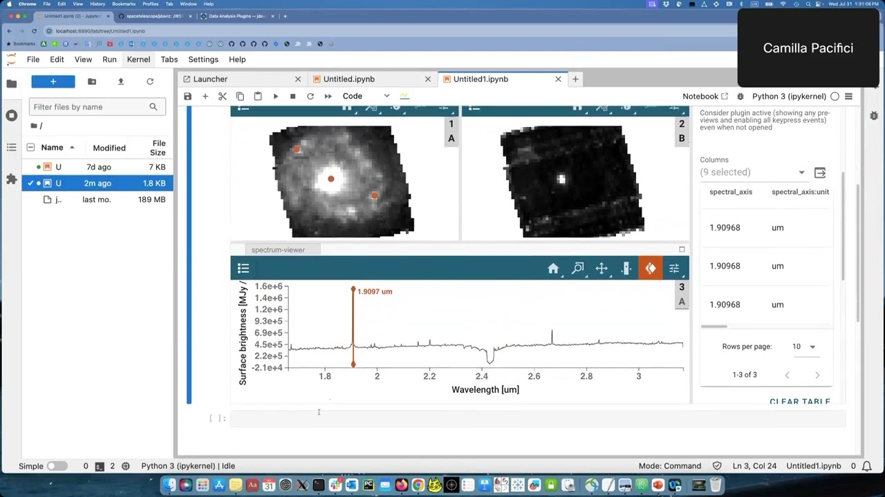 Measuring Distances on the Sky with Cubeviz and Astropy