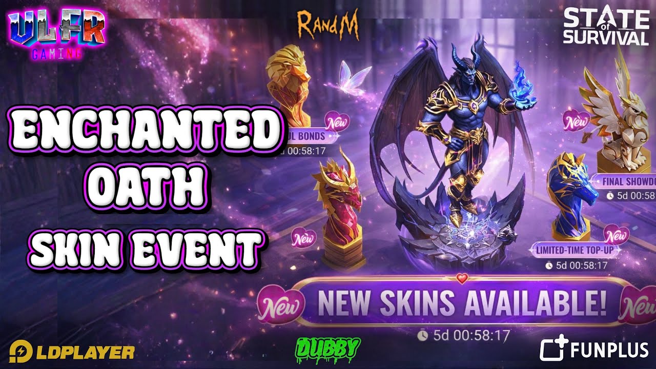 State Of Survival Fr: Serment Enchanté Skin Event