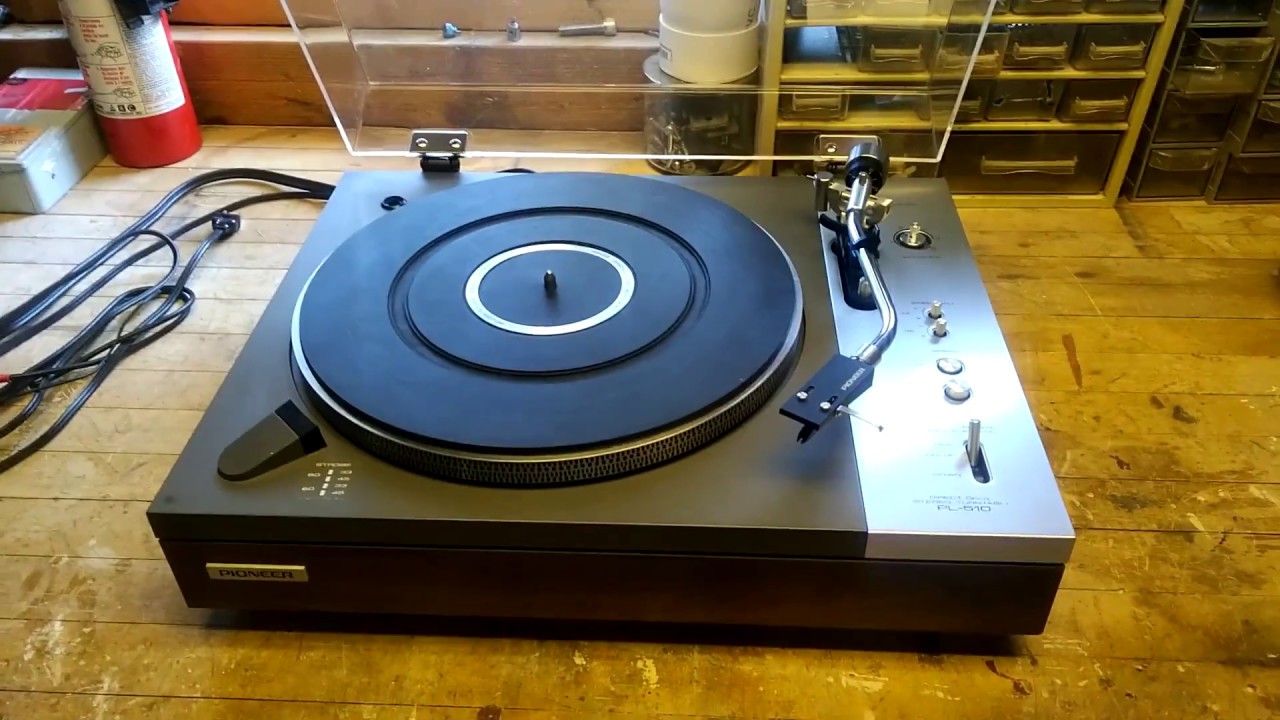 Pioneer PL 510 Turntable Re Veneer DIY Project