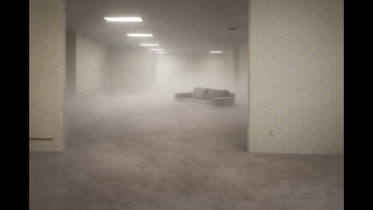 Level 0:   The Backrooms  (The First Wrong Step) - 4K