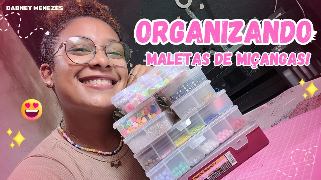 Organizando Minhas Maletas de Miçangas ✨ | Reposição de Peças + Dia de Organização 🥳✨️