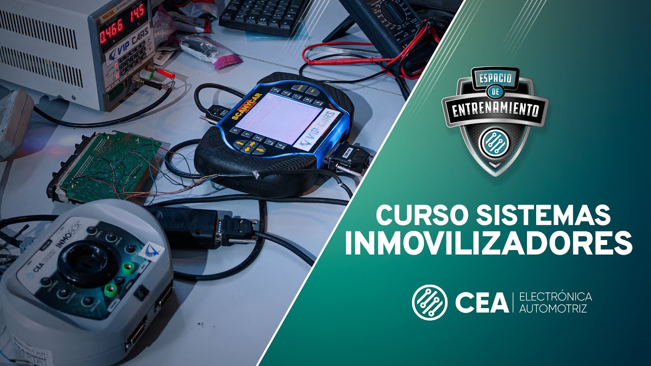CURSO PRESENCIAL CON TRANSMISIÓN ONLINE DE SISTEMAS  INMOVILIZADORES