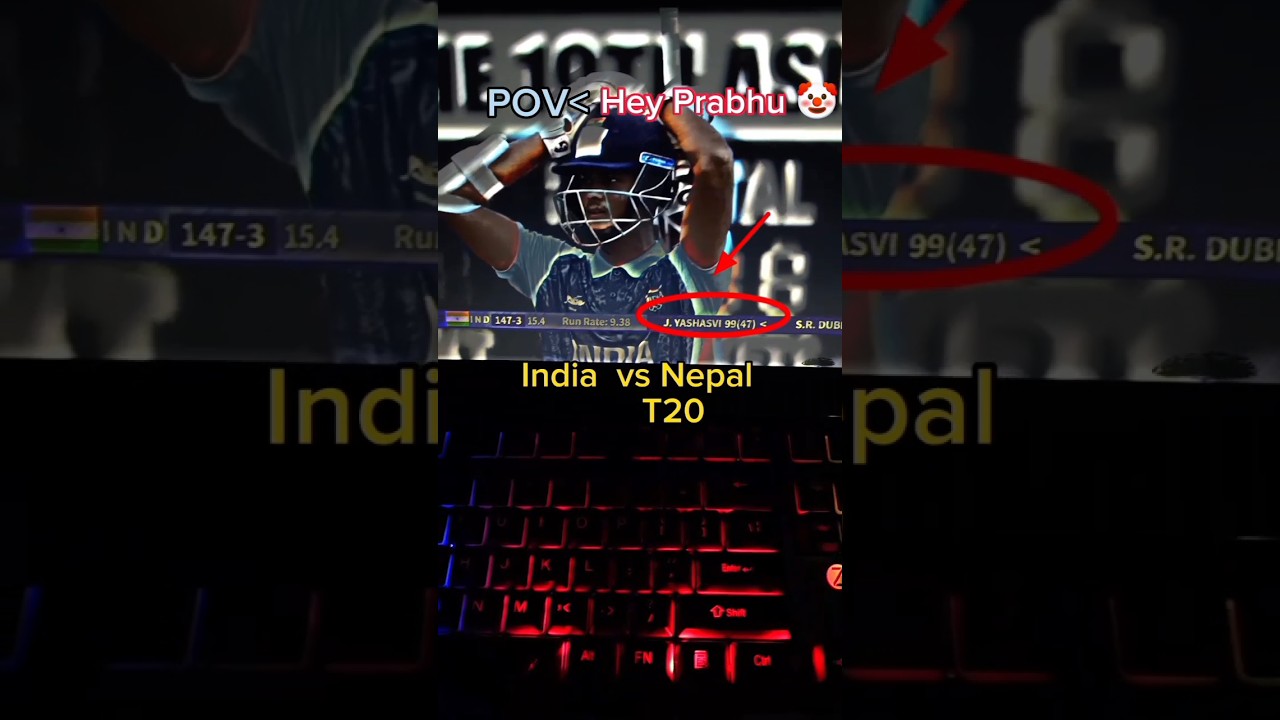 IND vs Nepal T20#shorts #youtubeshorts #cricketshorts #cricket #indvsnepal