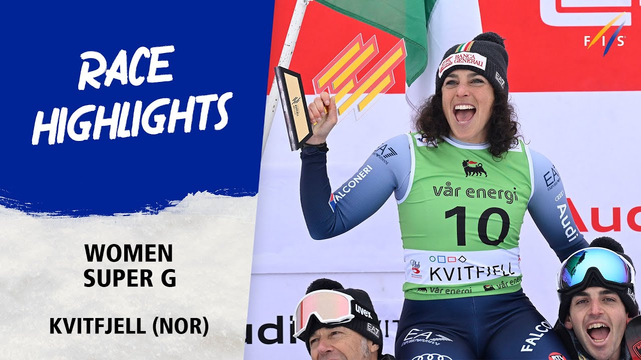 Brignone rediscovers old form in second SG in Kvitfjell | Audi FIS Alpine World Cup 23-24