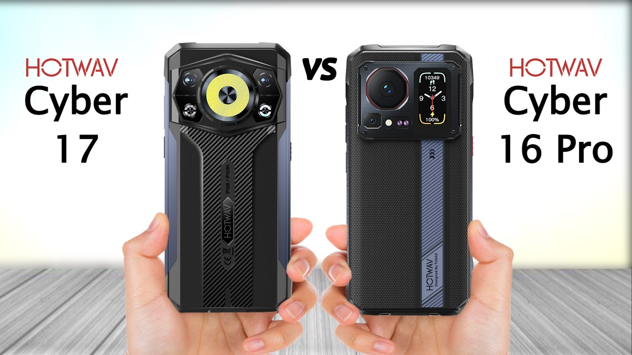 HOTWAV CYBER 17 vs CYBER 16 PRO 🔥 Which Rugged Phone is Better?