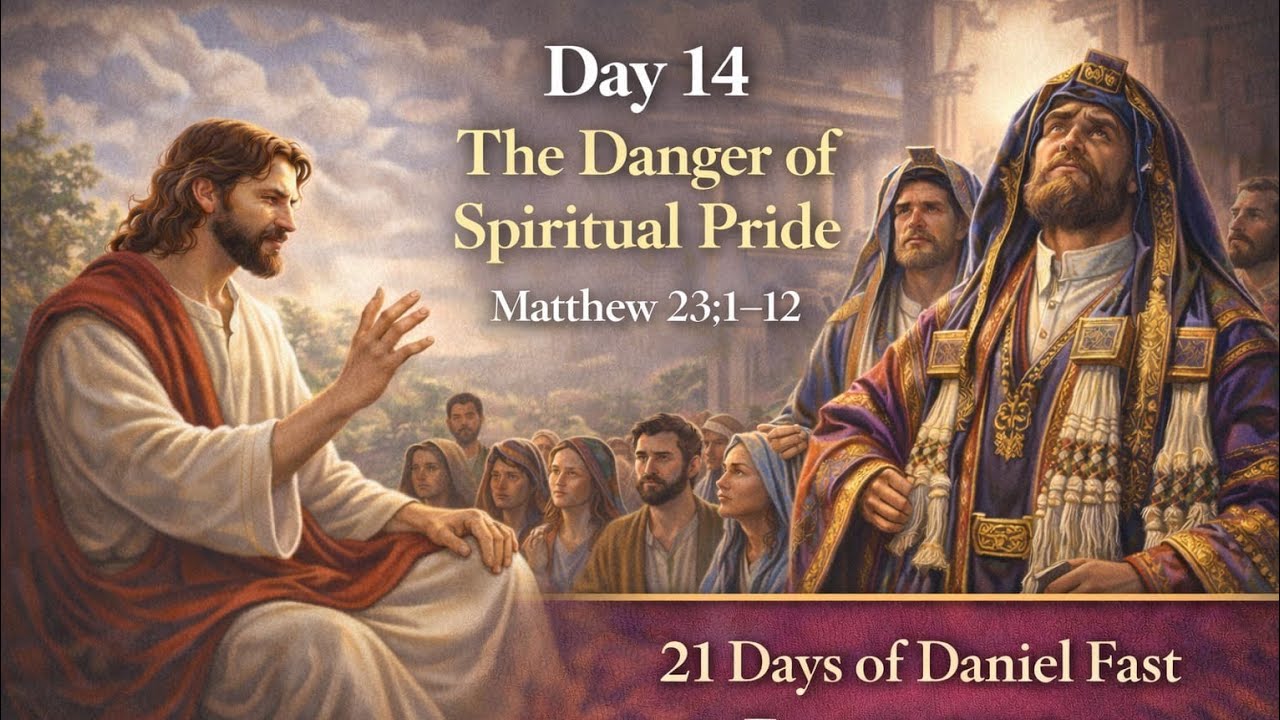 Are We Spiritually Proud? ⚠️ A Warning from Jesus | DAY 14 Daniel Fast Lent 2026 (Matthew 23:1-12)