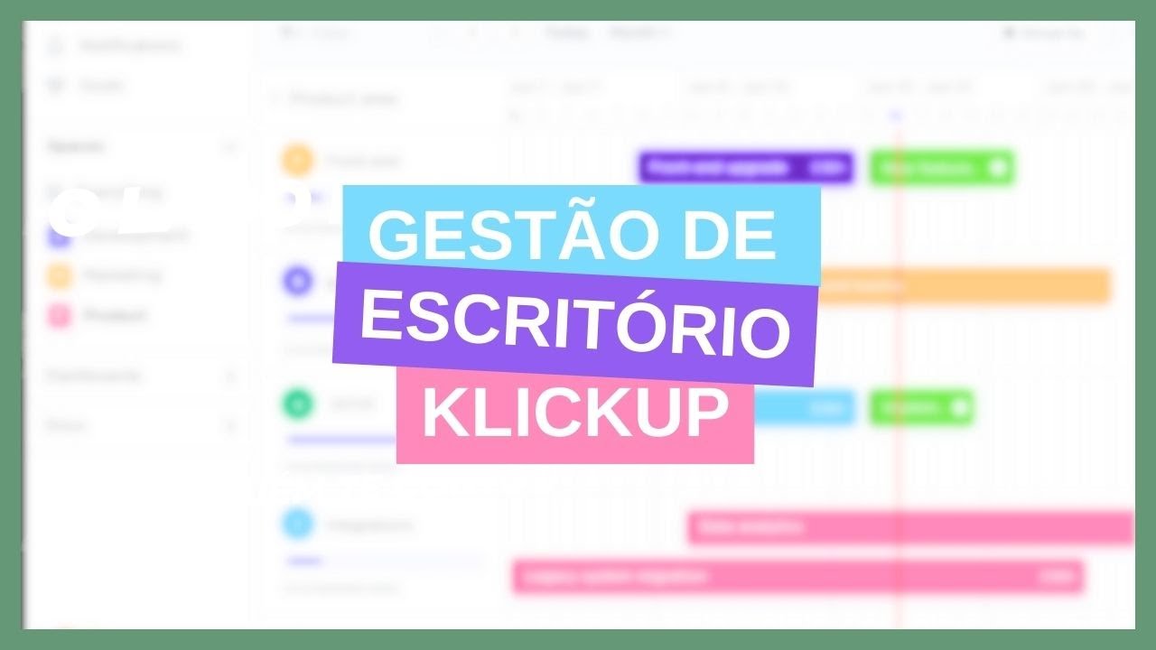 Gestão de escritório com o Clickup