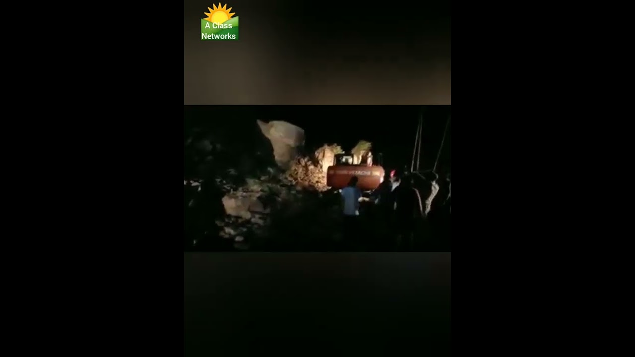 Underground tunnel Collapse at jammu Srinagar National Highway