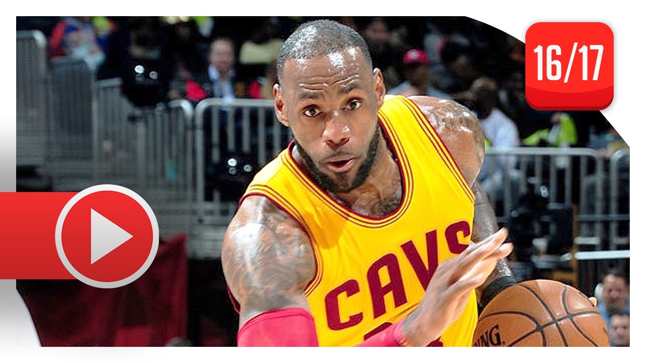 LeBron James Full Highlights vs Hawks (2017.03.03) - 38 Pts, 13 Reb, 8 Ast