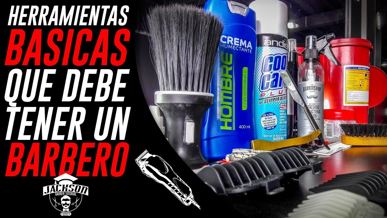 TUTORIAL DE BARBERIA / Herramientas Basicas Para Barberos 2020
