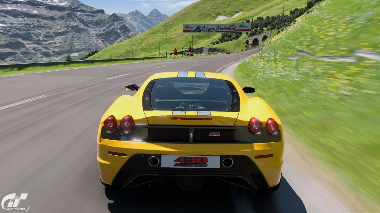 Gran Turismo 7 | Ferrari 430 Scuderia '07 - Eiger Nordwand Full Course Reverse [4K PS5]