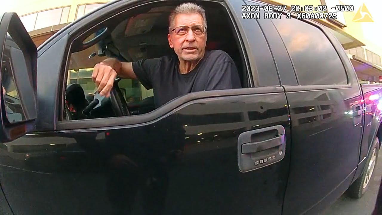 Road Rager Thinks He Can Flash Gun At People Without Consequences