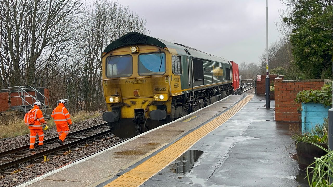 “P&O Nedlloyd Atlas” 66532 4L73 with 43 containers 13;45 1E Lea Road 6/2/2026