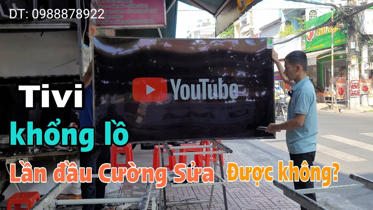 Tivi Sam Sung mất hình còn tiếng | Sam Sung 78KU6500 khổng lồ Cường sửa được không #lexuancuongtv