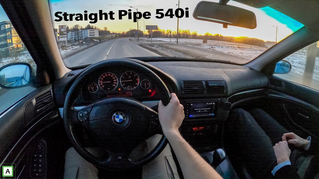 BMW E39 540i LOUD V8 RAW Sound! POV