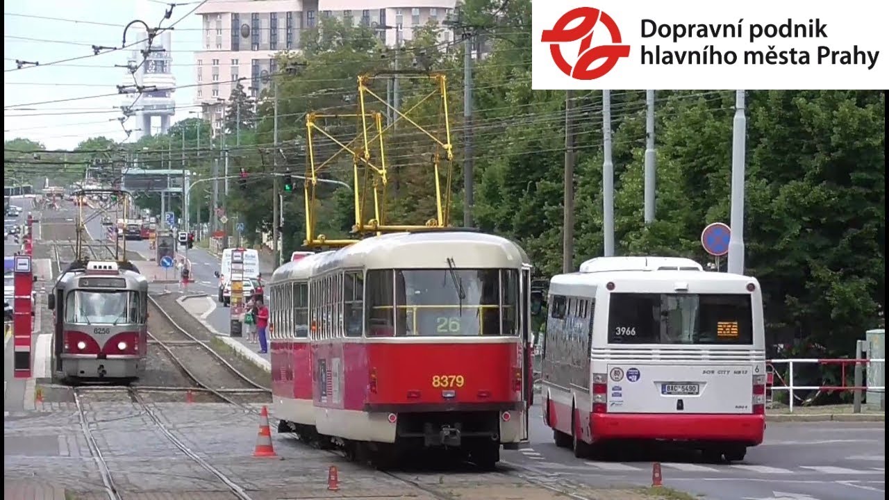 MHD v Praze | Výluka u vozovny Strašnice (II. etapa)