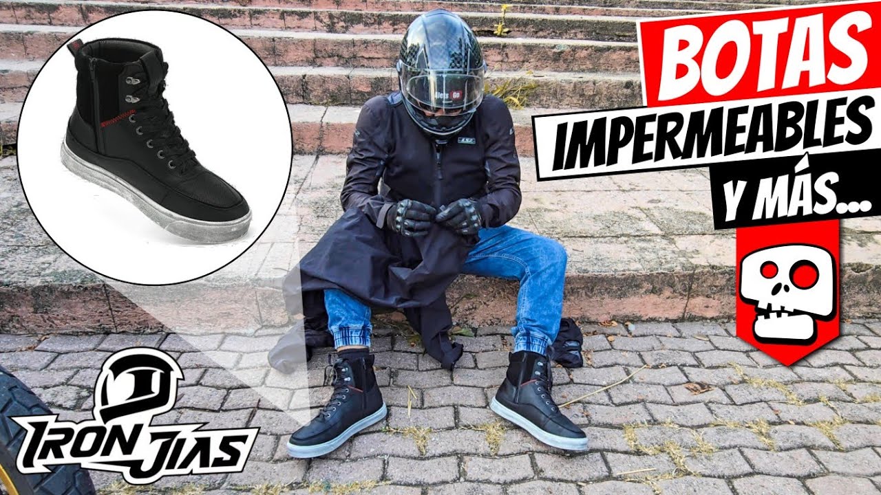 ¡Botas impermeables para moto! | Iron Jias XZ007 | Alets Go