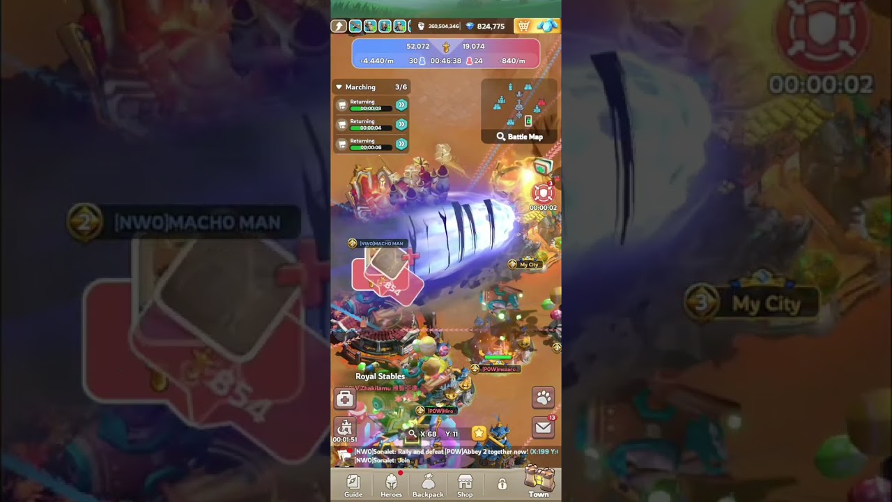 Kingshot - Swordland Battle Against #1358