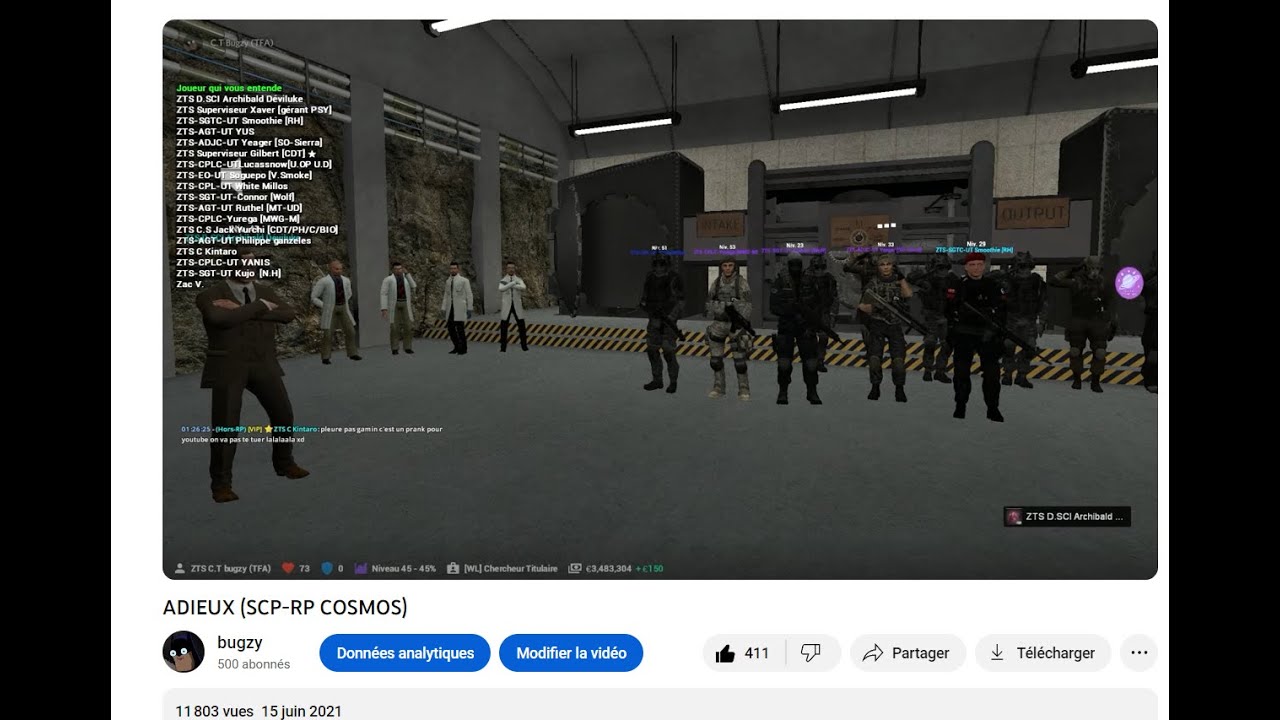 Merci pour ce moment  (scp rp cosmos)