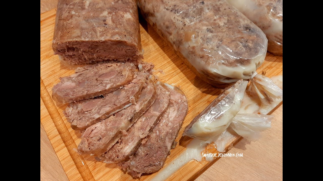 Домашний зельц - простой, вкусный и ароматный рецепт!!! #бутерброды #домашниенарезки #зельц