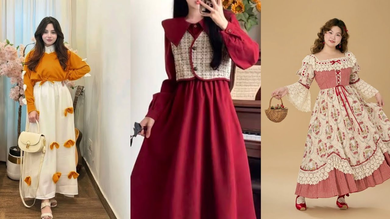 Beautiful and stylish dress design for girls in Eid Al fiter 🤩😍😊
