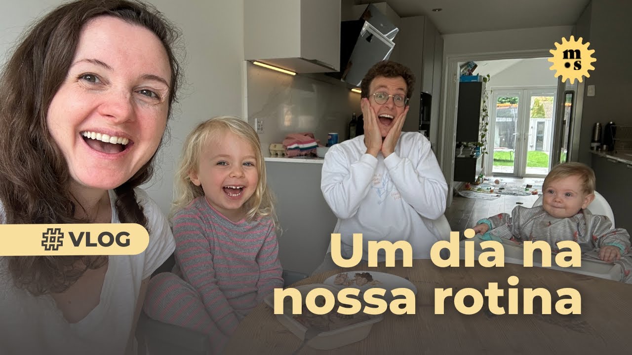 Rotina diária em família com 2 crianças