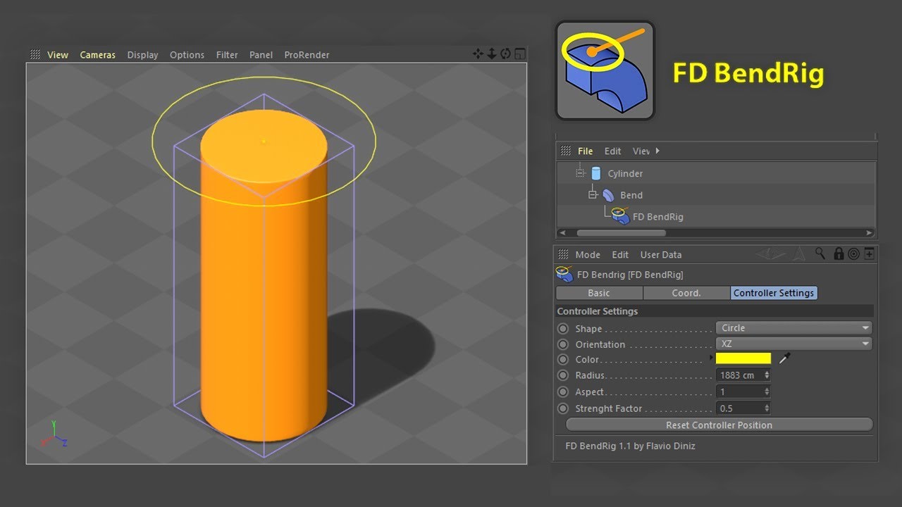 FD BendRig - Cinema4D Plugin