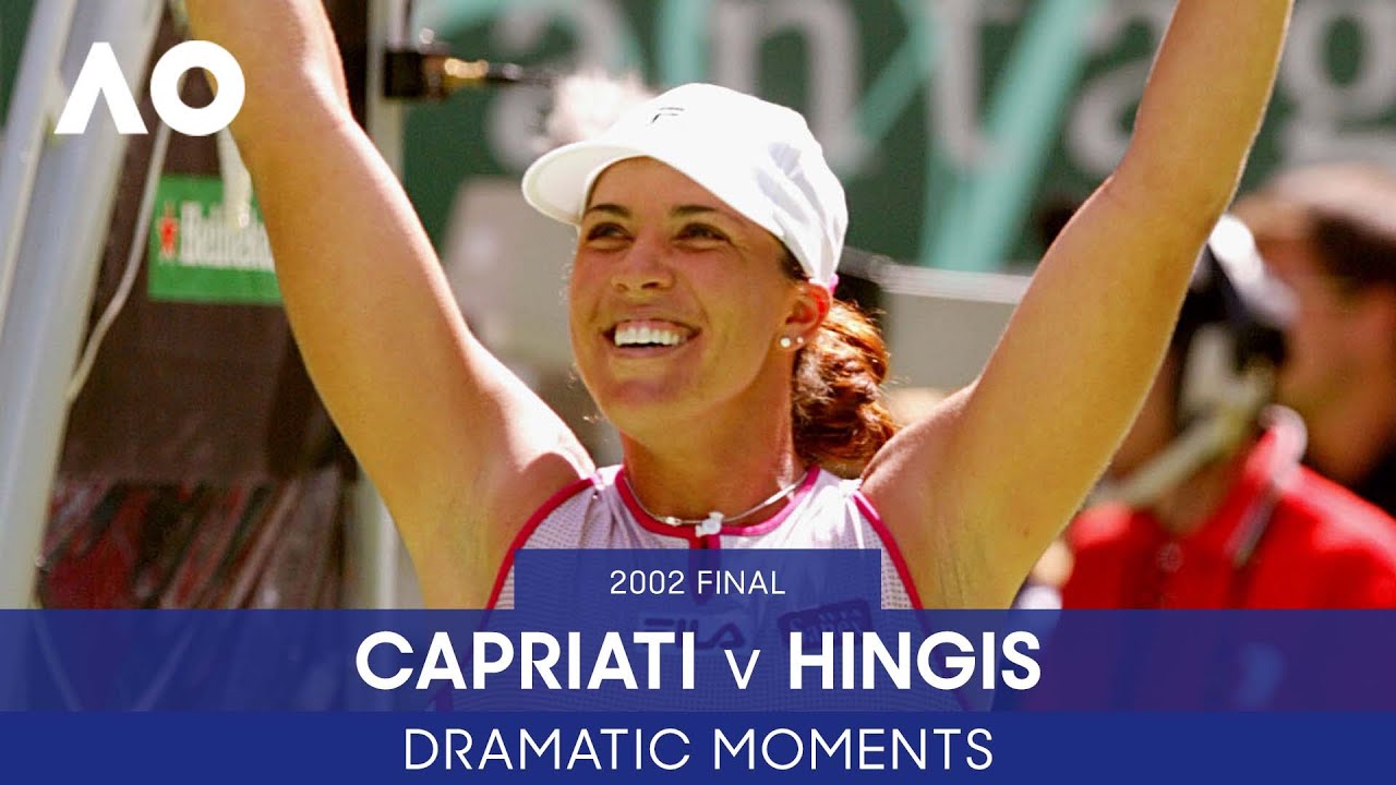 Capriati Saves FOUR Championship Points to Win! | Capriati v Hingis | Australian Open 2002 Final