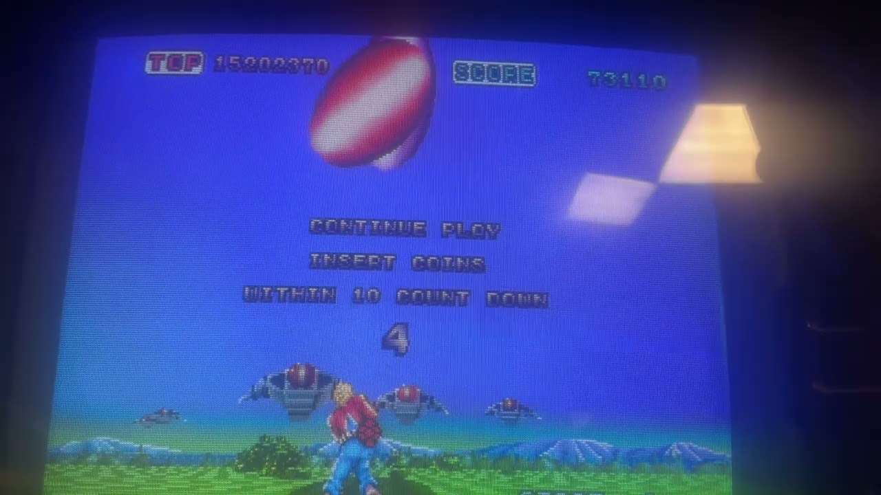 Sega 1985 space Harrier arcade at funspot￼