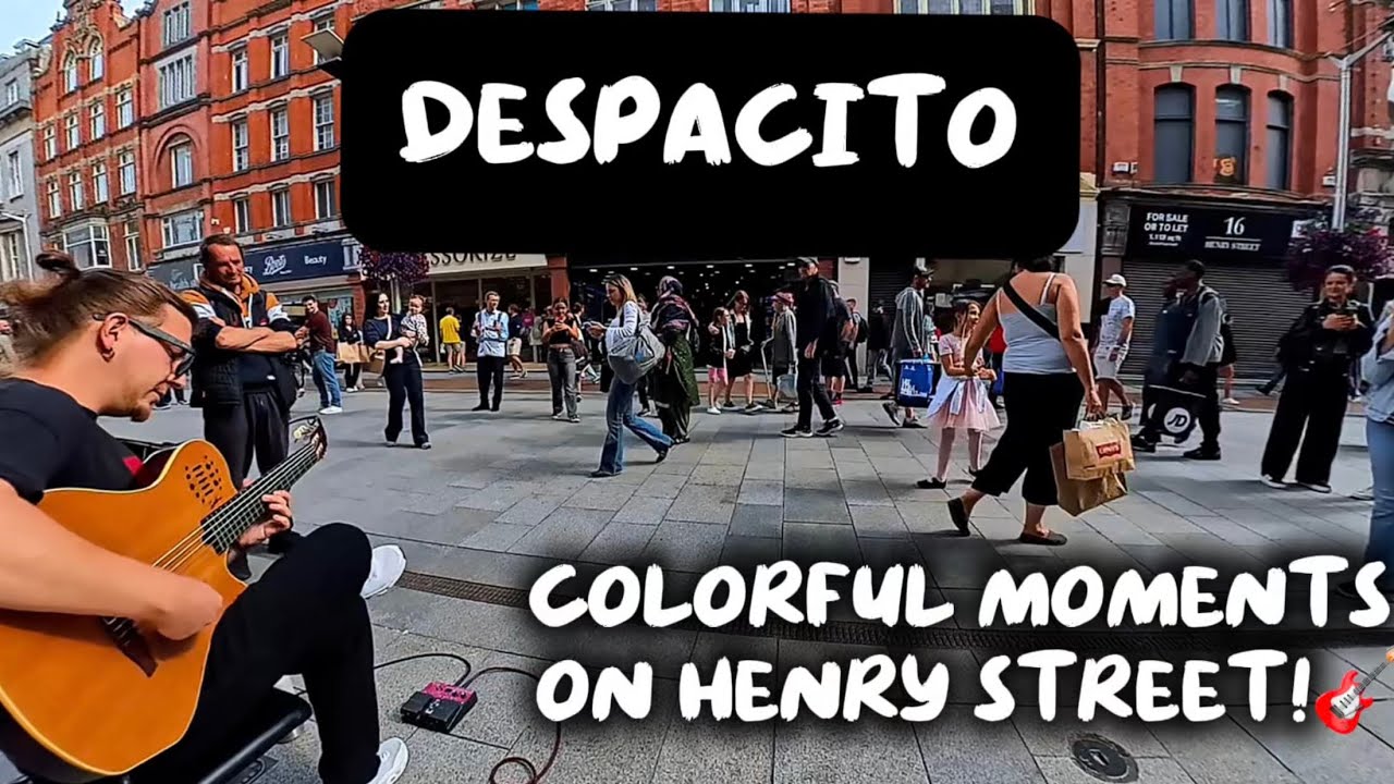 Street Musician Plays 