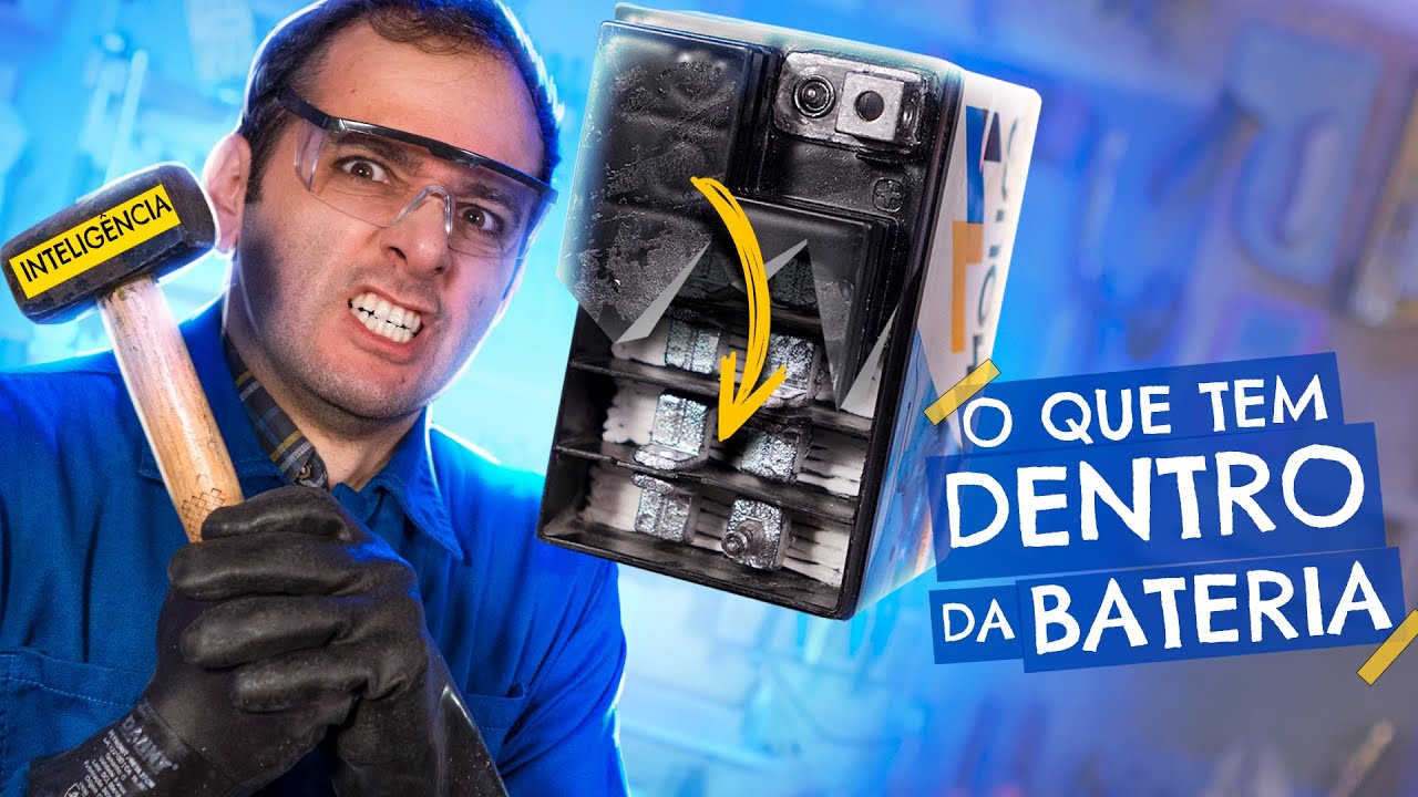 O que tem DENTRO da BATERIA