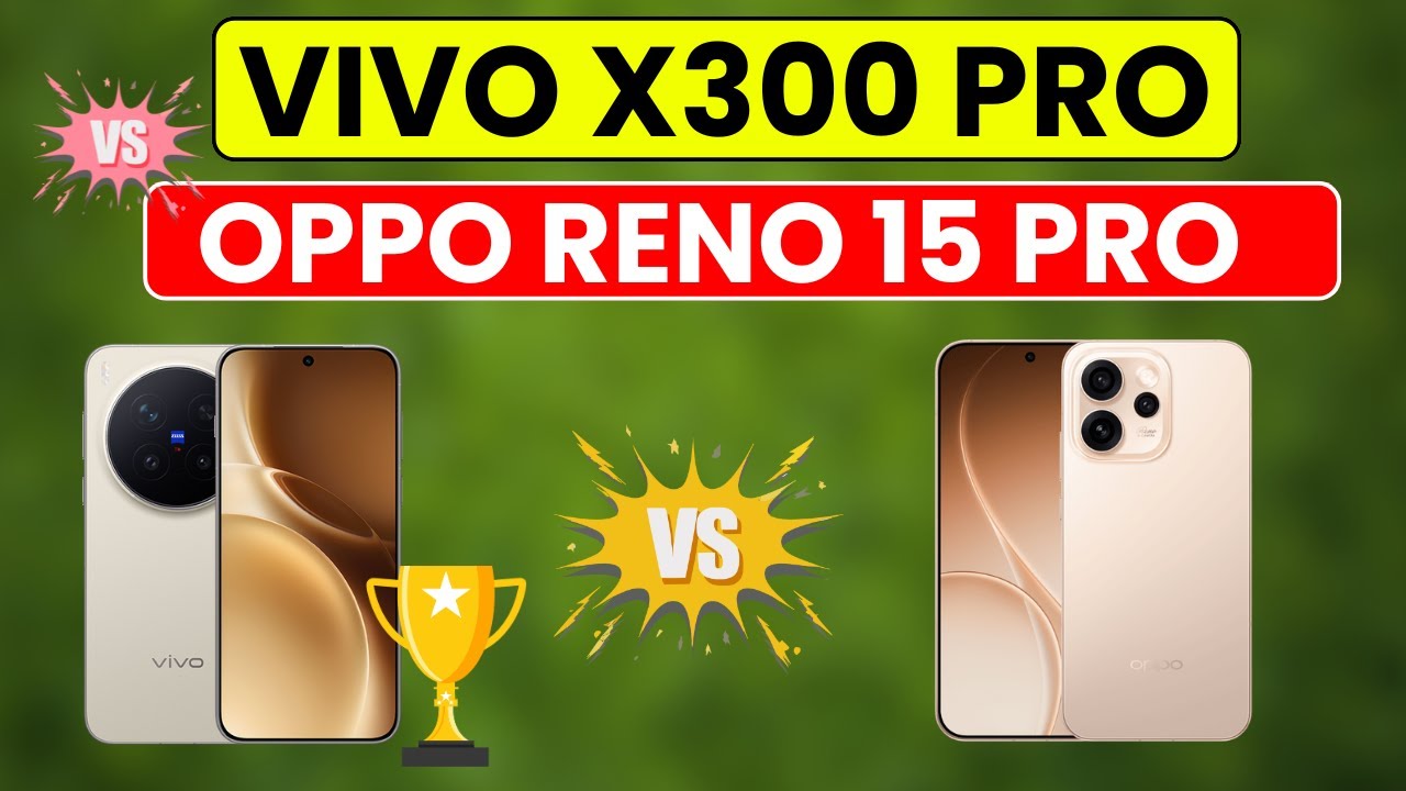 oppo reno 15 pro vs vivo x300 Comparison Video 2026 | Smart Tech With Sam