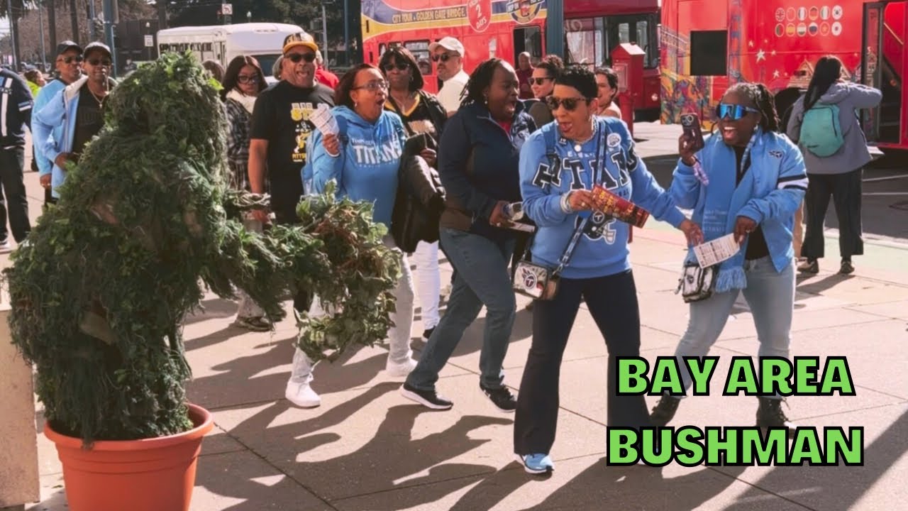 Bushman Prank SUPER BOWL WEEKEND! San Francisco, California. 2026