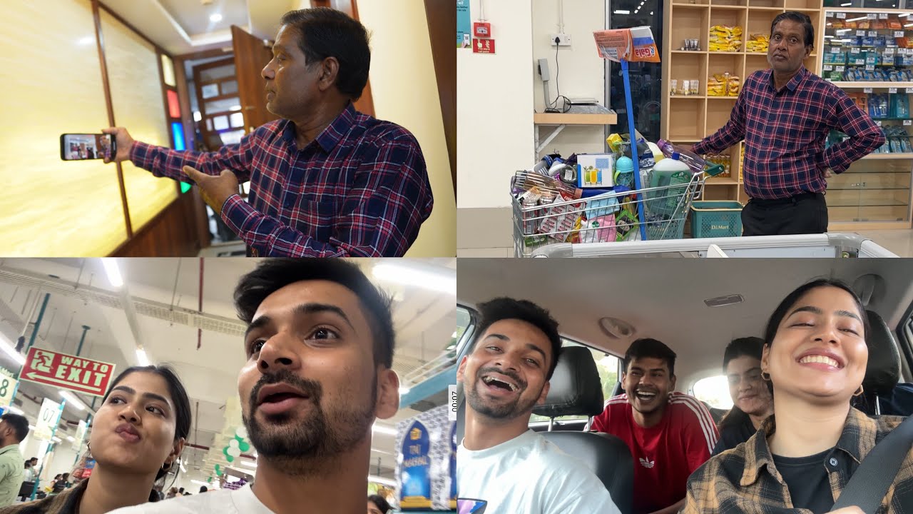 Uncle ke sath grocery shopping par hui masti