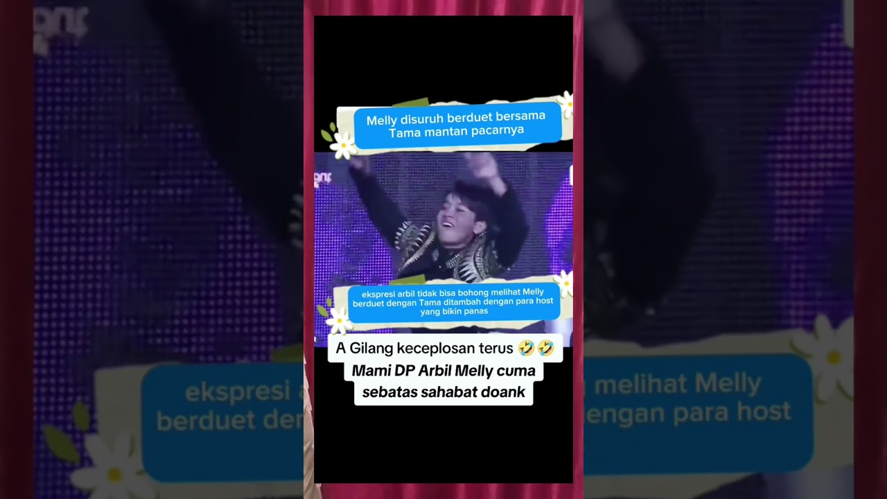 Meli duet sama Tama mantan pacarnya ekspresi arbil #da7indosiar #arbildacademy7 #shorts #viralshort