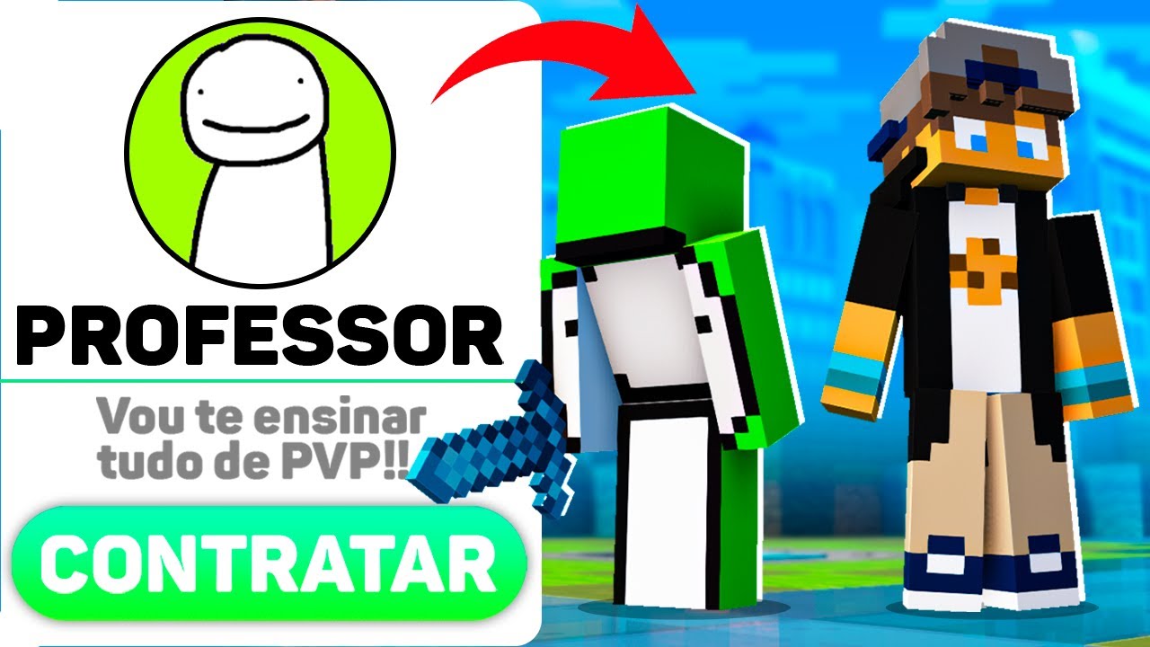 Contratei um Professor de Minecraft!