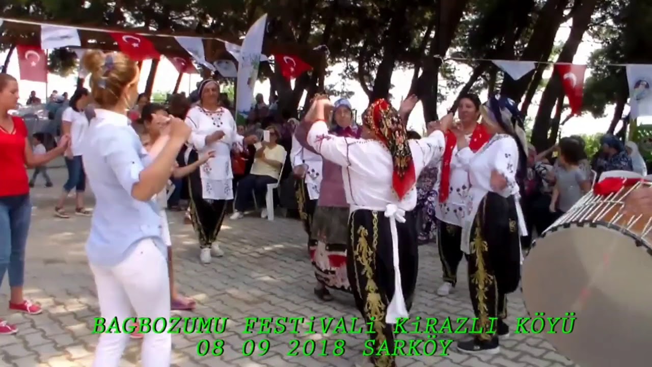 Şarköy Bağ Bozumu Festivali Kirazlı Köyün de Çoşkuyla Kutlandi