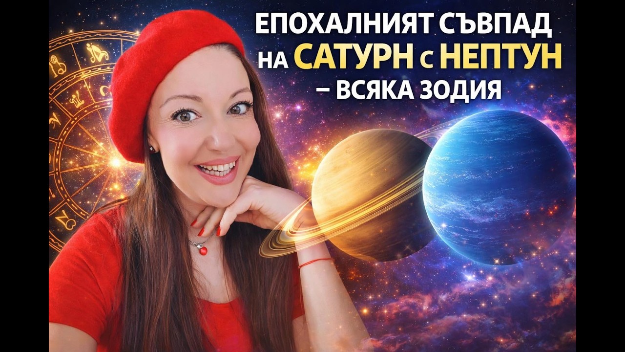 🪐Сатурн съвпад 🔱Нептун - всяка зодия
