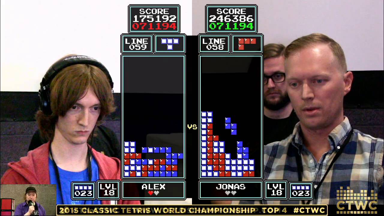 Top 4 - Alex Kerr vs. Jonas Neubauer - Classic Tetris World Championship 2015