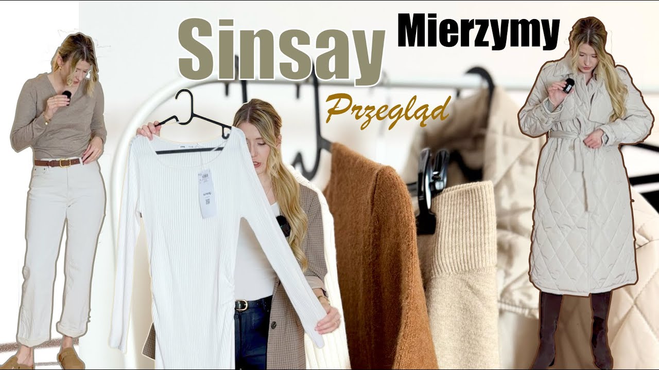 PRZEGLĄD, Mierzymy SINSAY ♥️ Zamówiłam kilka rzeczy z WYPRZEDAŻY🔥 i Nowości!