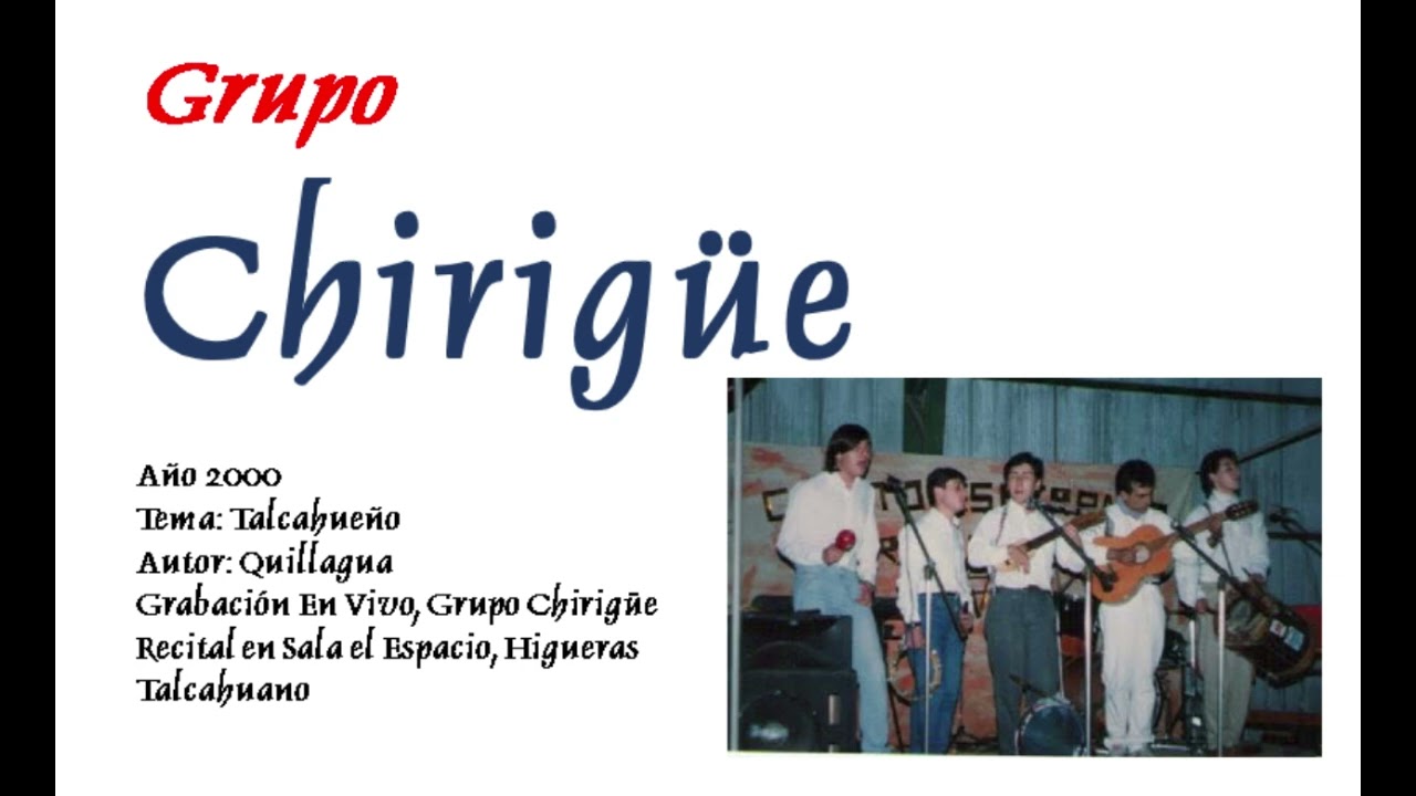 Grupo Chirigue   Talcahueño