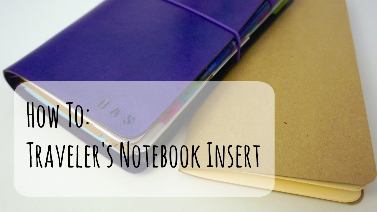How to: DIY Traveler's Notebook Insert