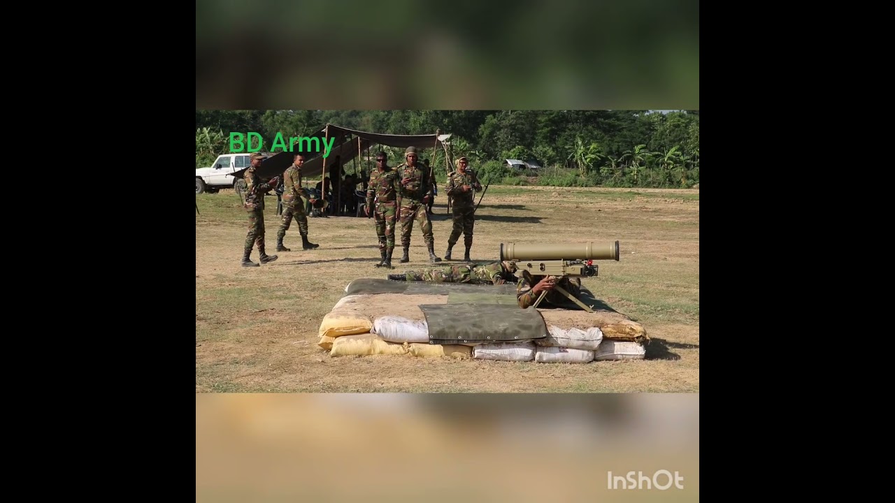 BD Army Missile firing বাংলাদেশ সেনাবাহিনী মিসাইল ফায়ার