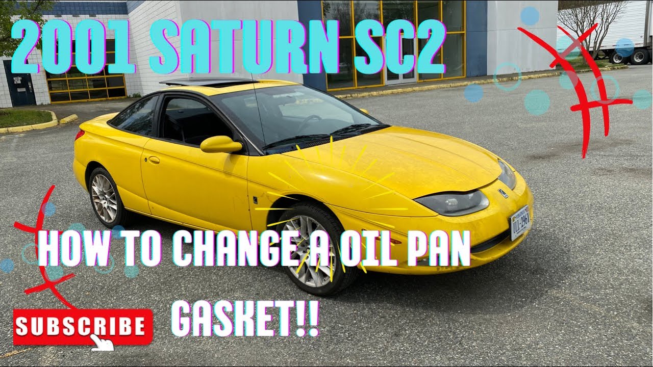 2001 Saturn Sc2, How to change a Oil pan gasket!!