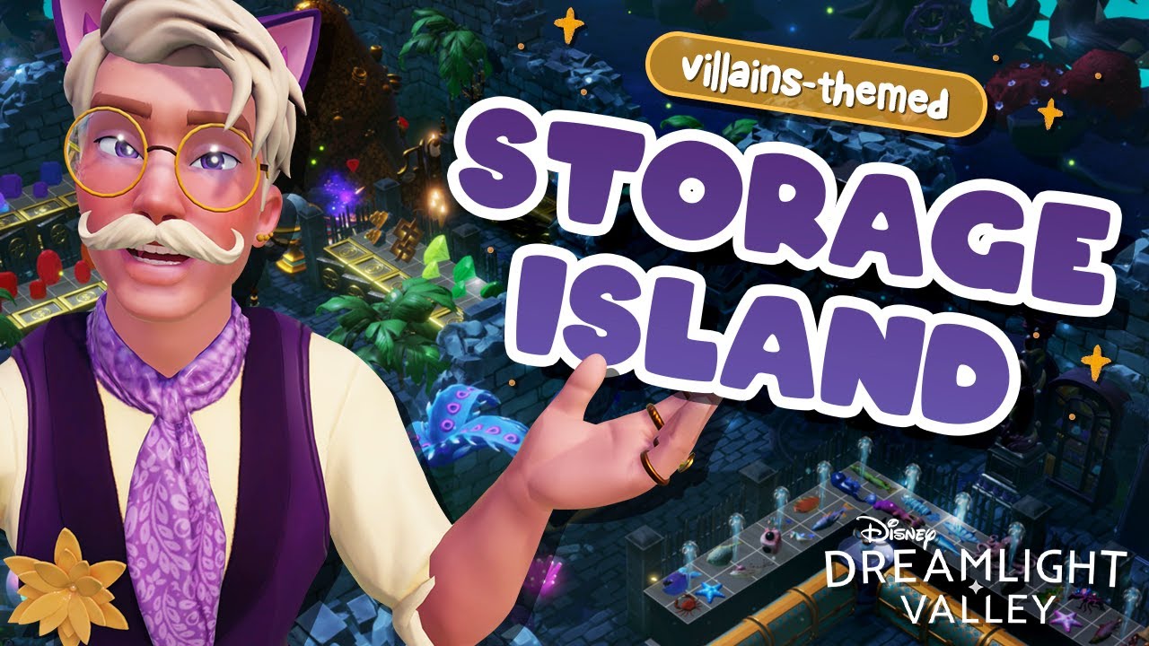 I Built a Villains-Themed Storage Island?! My BIGGEST Build Yet! | Disney Dreamlight Valley